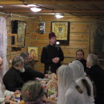 Праздничная трапеза в приходском доме